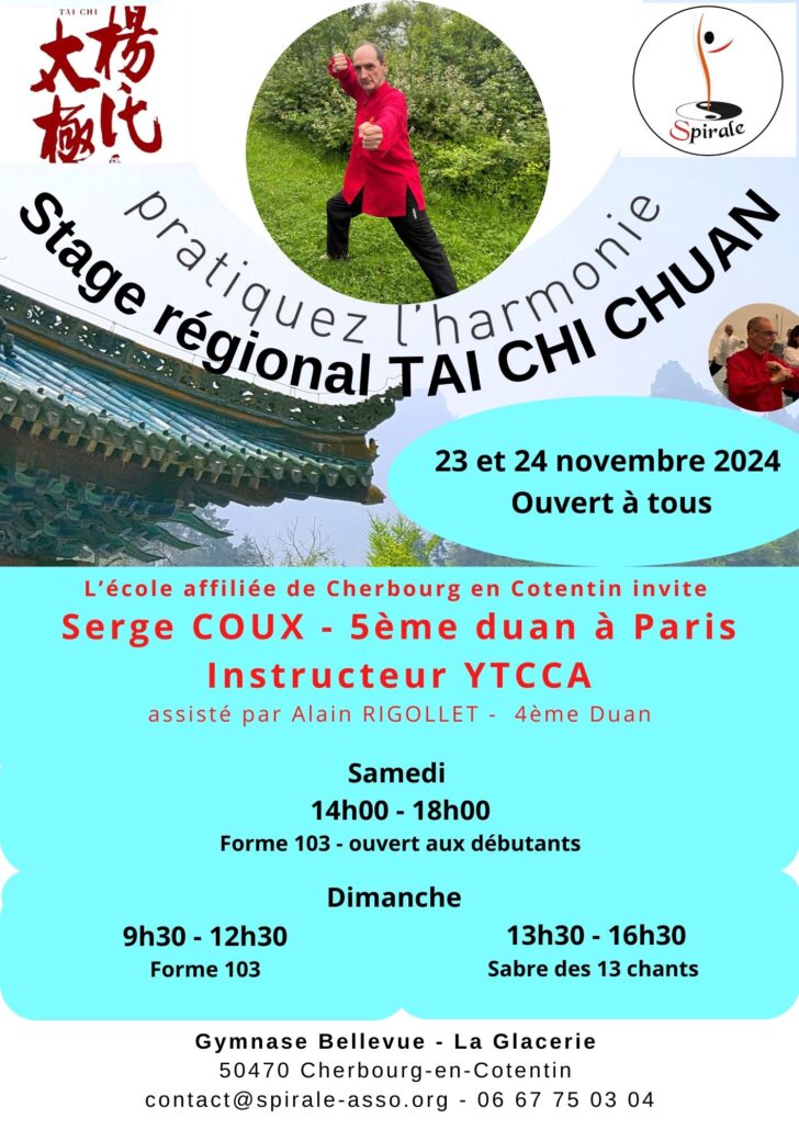 Stage régional de Tai Chi Chuan